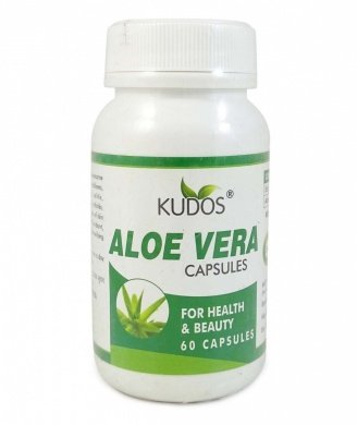 Kudos Ayurveda Aloe vera Capsules, 60 capsules
