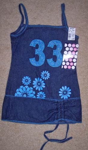 NWT Glamour Girl Fashion Jean Dress Toddler/Girls 3 www.thriftstoretreasure.ecrater.com