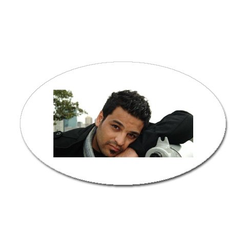 Hussam Al Rassam Sticker (Oval)