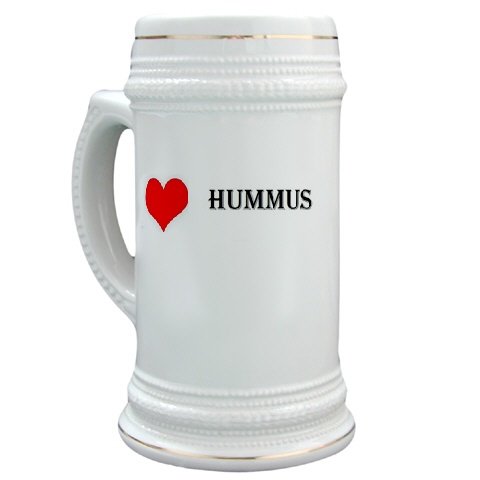 "I Love Hummus" Stein