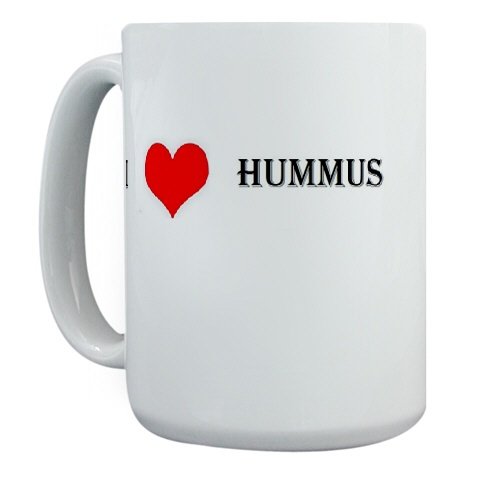 "I Love Hummus" Large Mug