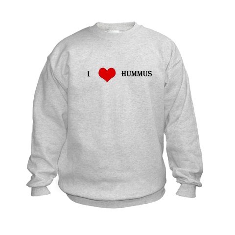 "I Love Hummus" Kids Sweatshirt