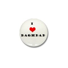"I Love Baghdad" Mini Button
