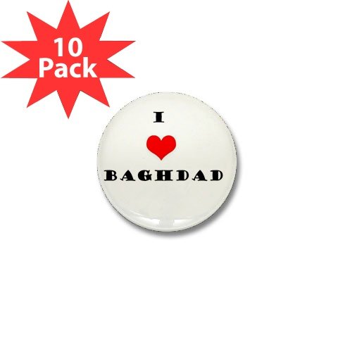 "I Love Baghdad" Mini Button (10 Pack)