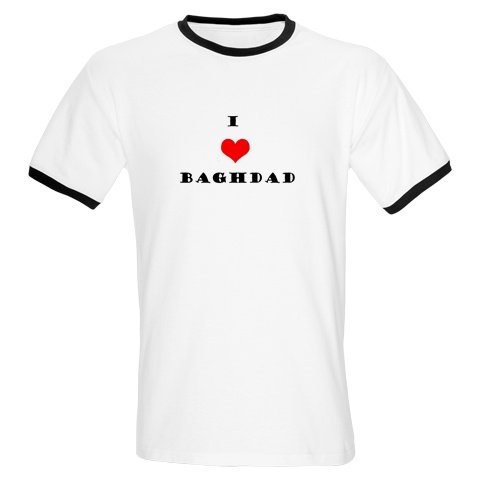 "I Love Baghdad" Men's Ringer T