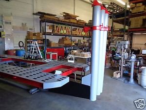 CHIEF AUTO BODY FRAME MACHINE S-21 3 TOWER 21 FEET LONG TRUE 10 TON PULLING