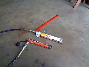 POWER TEAM PORTO POWER 10,000 PSI PUMP HOSE COUPLER 5 TON RAM CYLINDER USA MADE