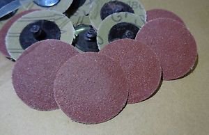 2 Inch Roll Lock sanding discs 240 GRIT good quality 50 pieces FREE SHIP SD240