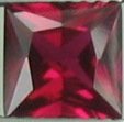 7mm (~1.91ct) Princess Cut Sri Lanka Ruby
