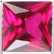 7mm (~1.93ct) Princess Cut Sri Lanka Ruby
