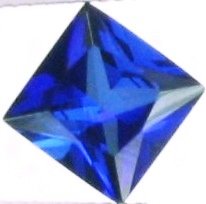 8mm (~2.71ct) Princess Cut Ceylon Sapphire