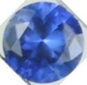 6.2mm (~1.08ct) Round Brilliant Ceylon Sapphire
