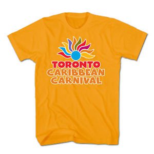 TORONTO CARIBBEAN CARNIVAL T-SHIRT, OFFICIAL MERCHANDISE, ORANGE, SIZE XX-LARGE, NEW