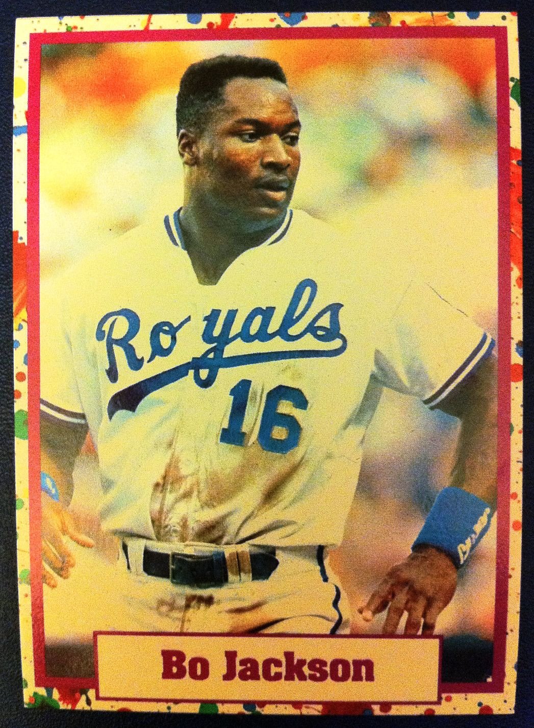 Bo Jackson Sample Card Kansas City Royals Mlbsuper Star Elite 1989 90 002