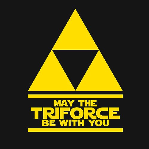 May the triforce be with you T-shirt