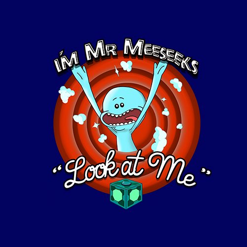 meeseeks Its gettin weird Aqua teen t-shirt