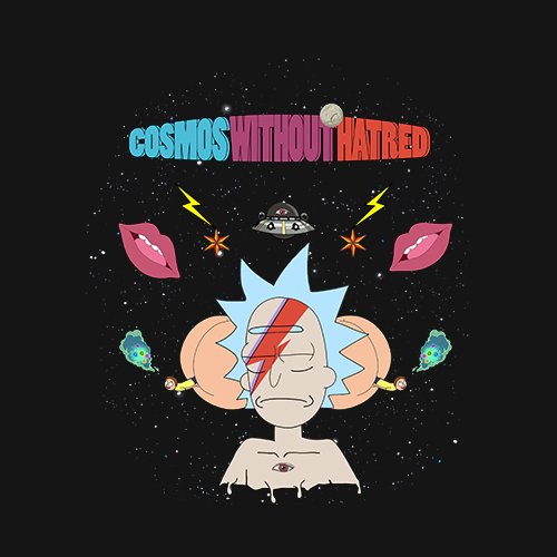 Rick and Morty - DAVID BOWIE tribute!!! t-shirt - www.shirtdorks.com