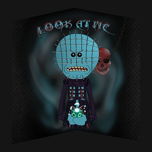 Rick and Morty - HELLRAISER!!! t-shirt- www.shirtdorks.com