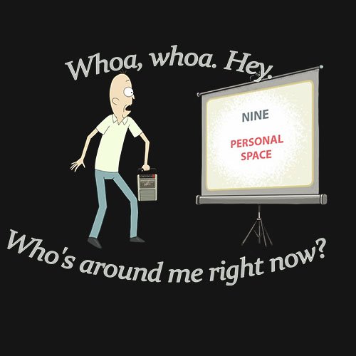 Rick and Morty - personal space!!! t-shirt - www.shirtdorks.com