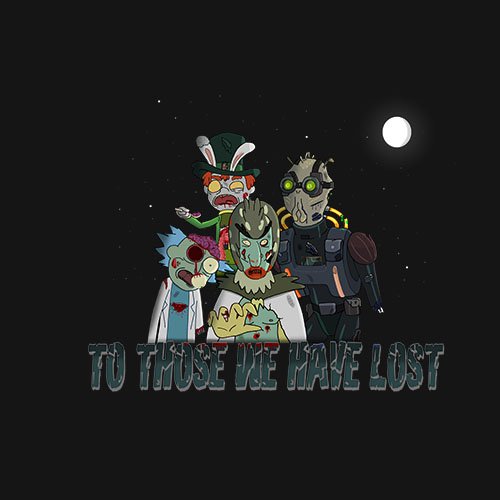 Rick and Morty - The dead!!!- www.shirtdorks.com
