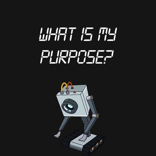 Rick and Morty - What is my purpose!!! t-shirt- www.shirtdorks.com