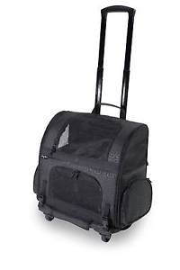 DOG CARRIER PET ROLLING CARRIER BACKPACK back pack CRATE FOR DOGS UP TO 20 LBS
