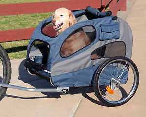 LARGE DOG BICYCLE TRAILER HOUNDABOUT DOG BIKE TRAILER FOR DOGS UP TO 115 LBS