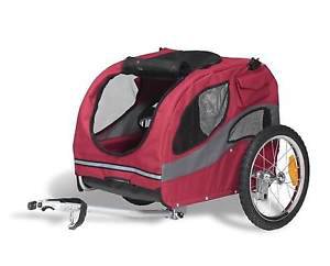 DOG BICYCLE TRAILER HOUNDABOUT DOG BIKE TRAILER FOR DOGS UP TO 45 LBS PET TRAVEL