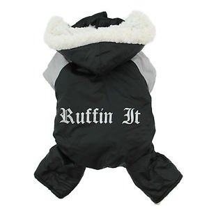 SM-MED DOG COAT poodle minpin yorkiepoo papillon bichon DOG SNOW SUIT COAT PARKA