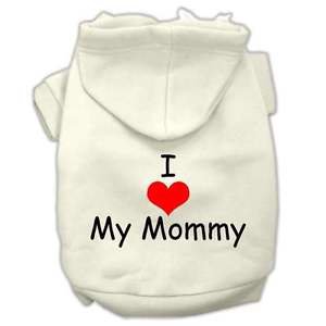 DOG SWEATSHIRT boxer collie dalmatian pit bull DOG MOMMY HOODIE clothes USA MADE
