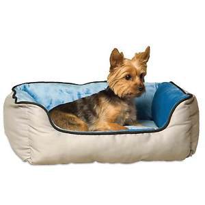SMALL DOG OR CAT BED SELF WARMING DESIGNER K&H LOUNGE SLEEPER NEST BED 20 X 16