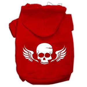 DOG HOODIE DOGS 50 - 60 LBS lab boxer pit bull DOG SWEATSHIRT SKULL biker clothe