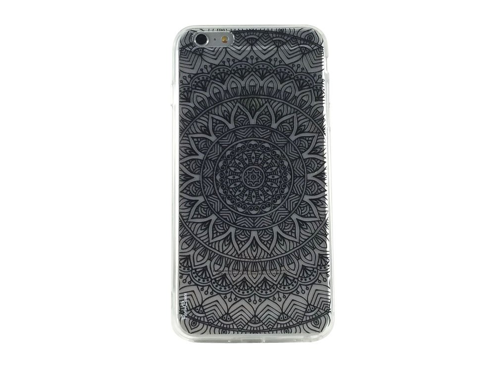 Black Mandala Pattern Type 1 - New Cell Phone Case iphone 6 plus ip6 plus