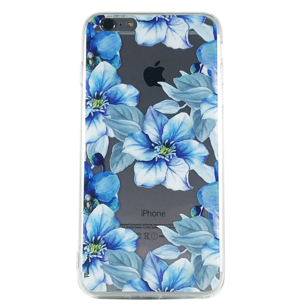 Secret Garden of Blue - New Floral Blue Flowers Cell Phone Case iPhone 6 ip6