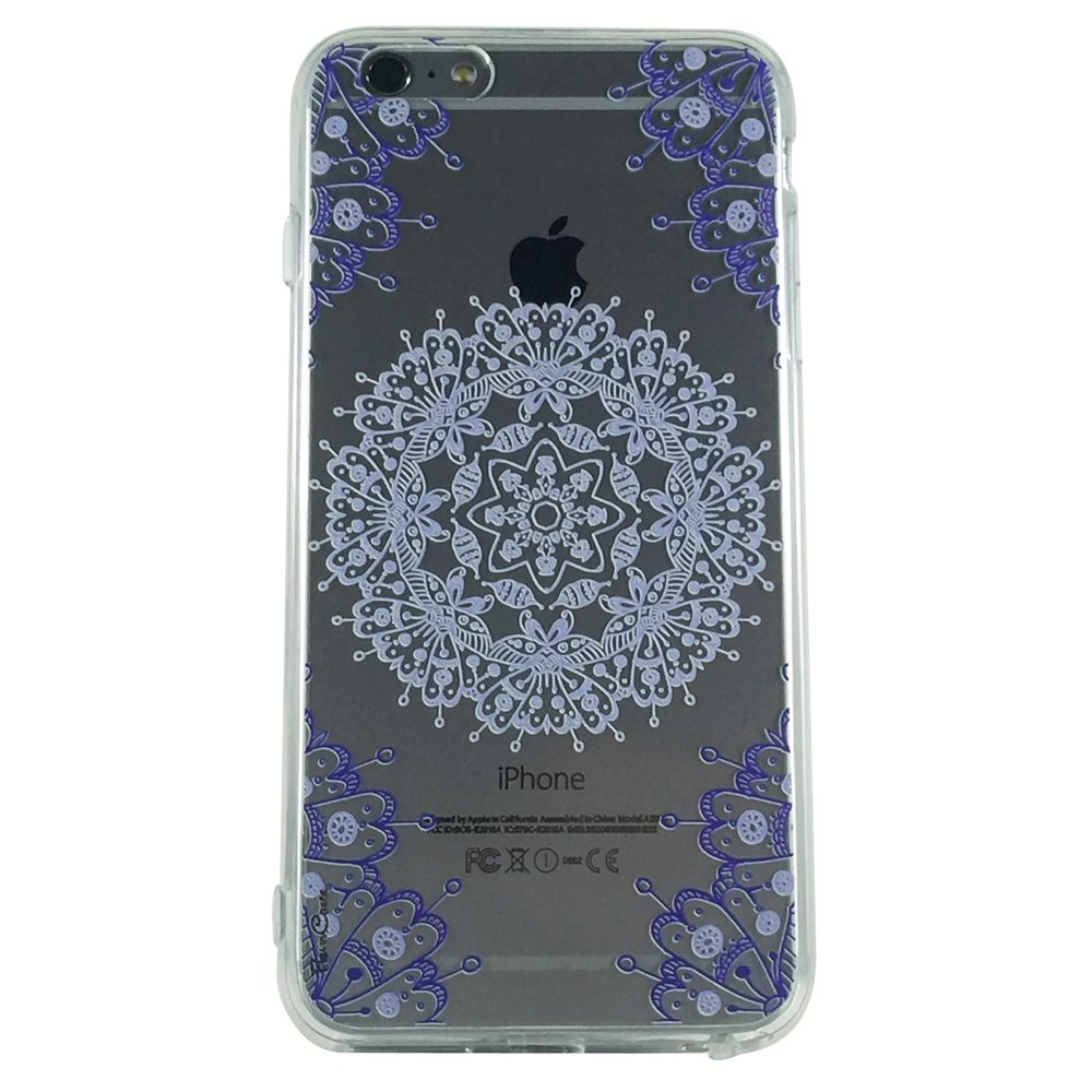 Purple Mandala Type 3 - New Henna Pattern Cell Phone Case iPhone 6 ip6