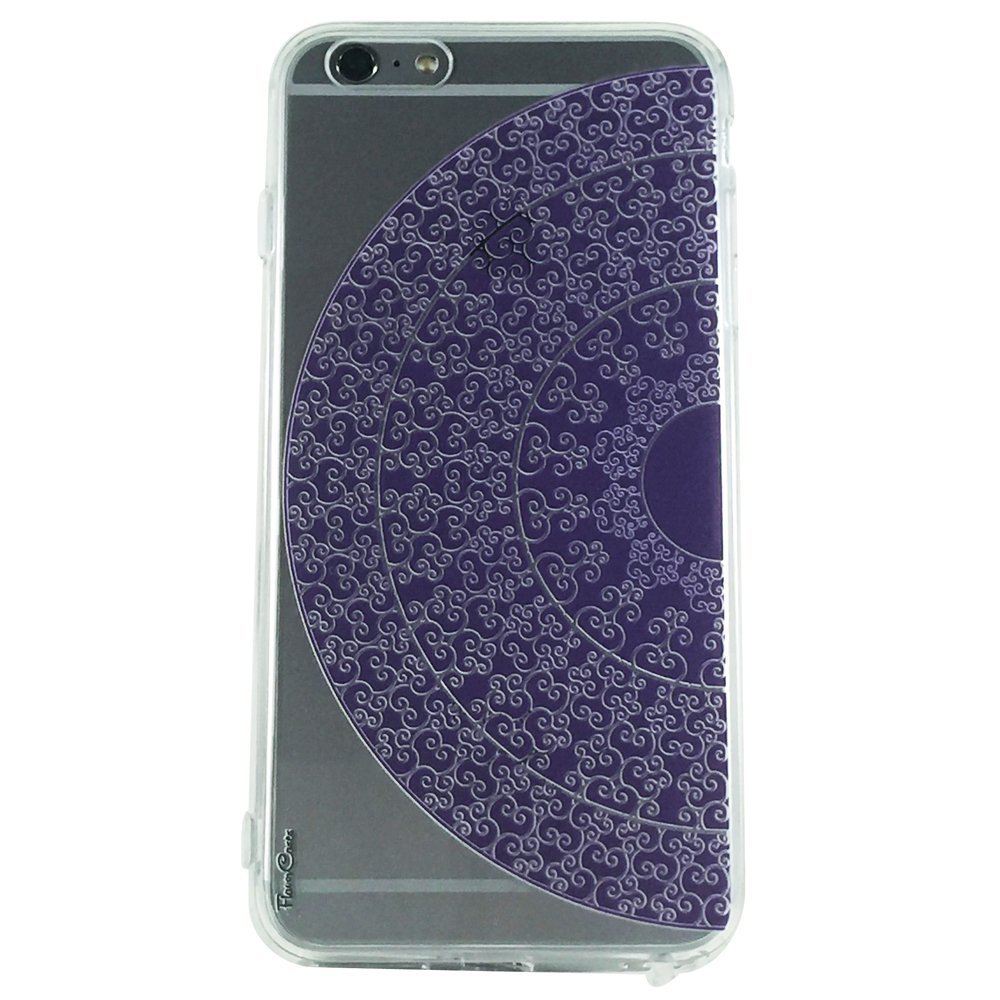 Purple Mandala Pattern Type 1 - New Henna Mandala Cell Phone Case iPhone 6 plus ip6 plus