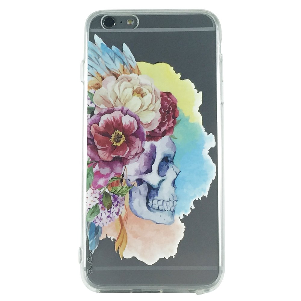 Indian Skull Floral - Skull Floral Gothic Cell Phone Case iPhone 6 ip6
