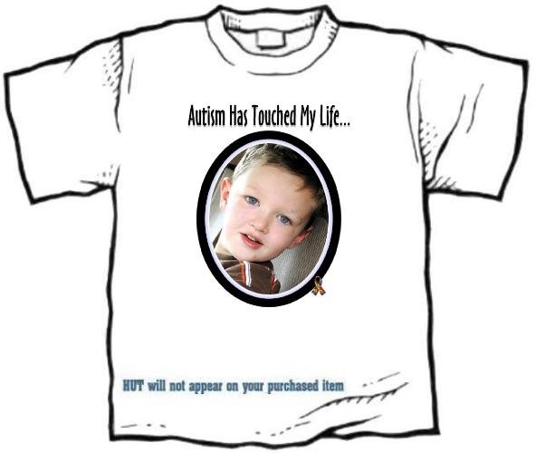 T-shirt, AUTISM HAS TOUCHED MY LIFE... your photo - (adult Xxlg)