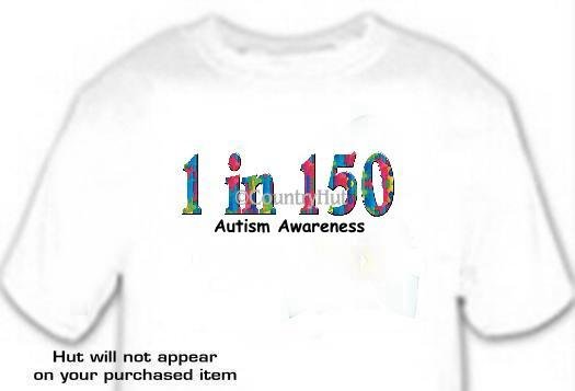 T-shirt, Autism Awareness, 1 in 150 -- #2 -- (adult 3xlg)