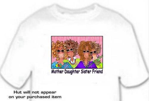 T-shirt, MOTHER DAUGHTER SISTER FRIEND, Breast Cancer Awareness - (adult 3xlg)