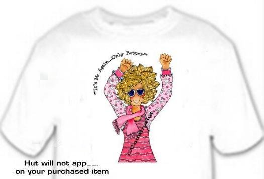 T-Shirt, IT'S ME AGAIN, ONLY BETTER, Breast Cancer Awareness - (adult Xxlg)