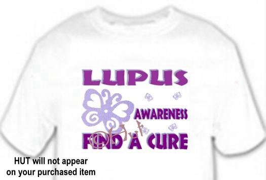 T-Shirt , LUPUS AWARENESS Help Find a Cure - (Adult 4xLg - 5xLg)