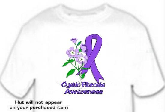 T-shirt, CYSTIC FIBROSIS Awareness FORGET Me NOT - (Adult 4xLg - 5xLg)