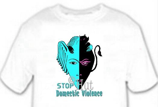 T-shirt, STOP!! Domestic Violence - (Adult 4xLg - 5xLg)