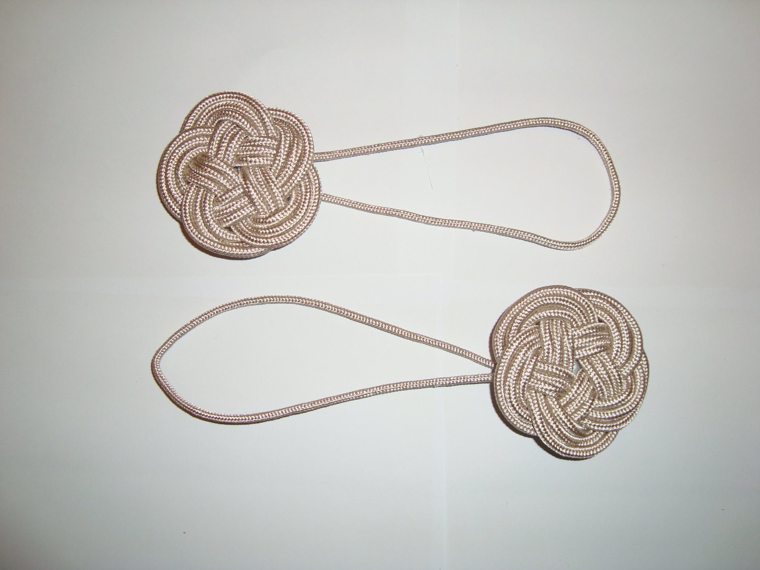 curtain tiebacks magnet with rope set 2pcs