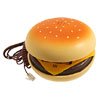 Desktop Corded Hamburger Phone Telephone (like in the movie JUNO) - Yellow