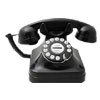 Deluxe Black Vintage Classical Rotary Dial Look Telephone