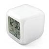 Color Changing Digital LED Alarm Clock with Temperature Reading