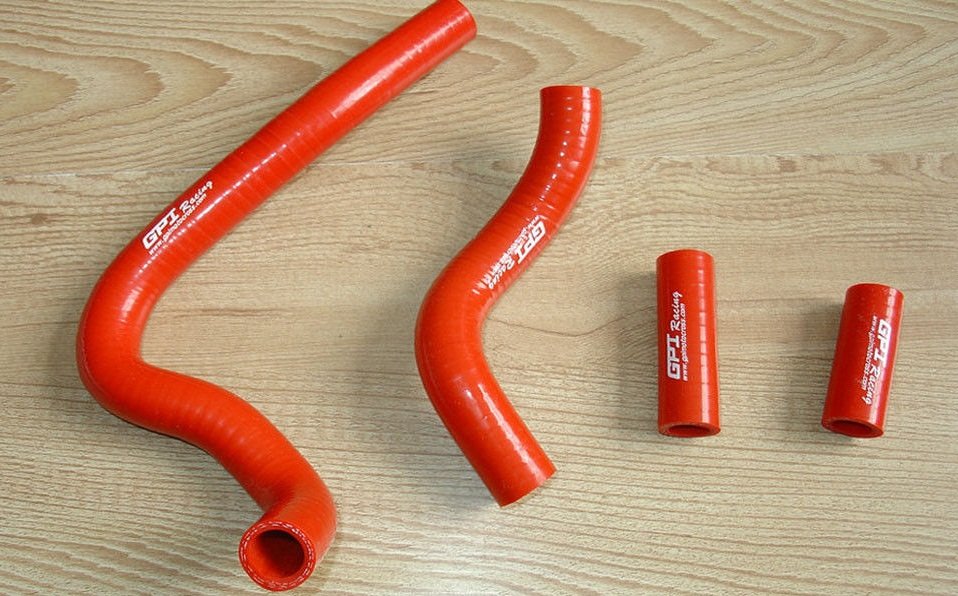 FOR Honda CR250 CR250R CR 250 R 1992-1996 1993 1994 silicone radiator HOSE RED