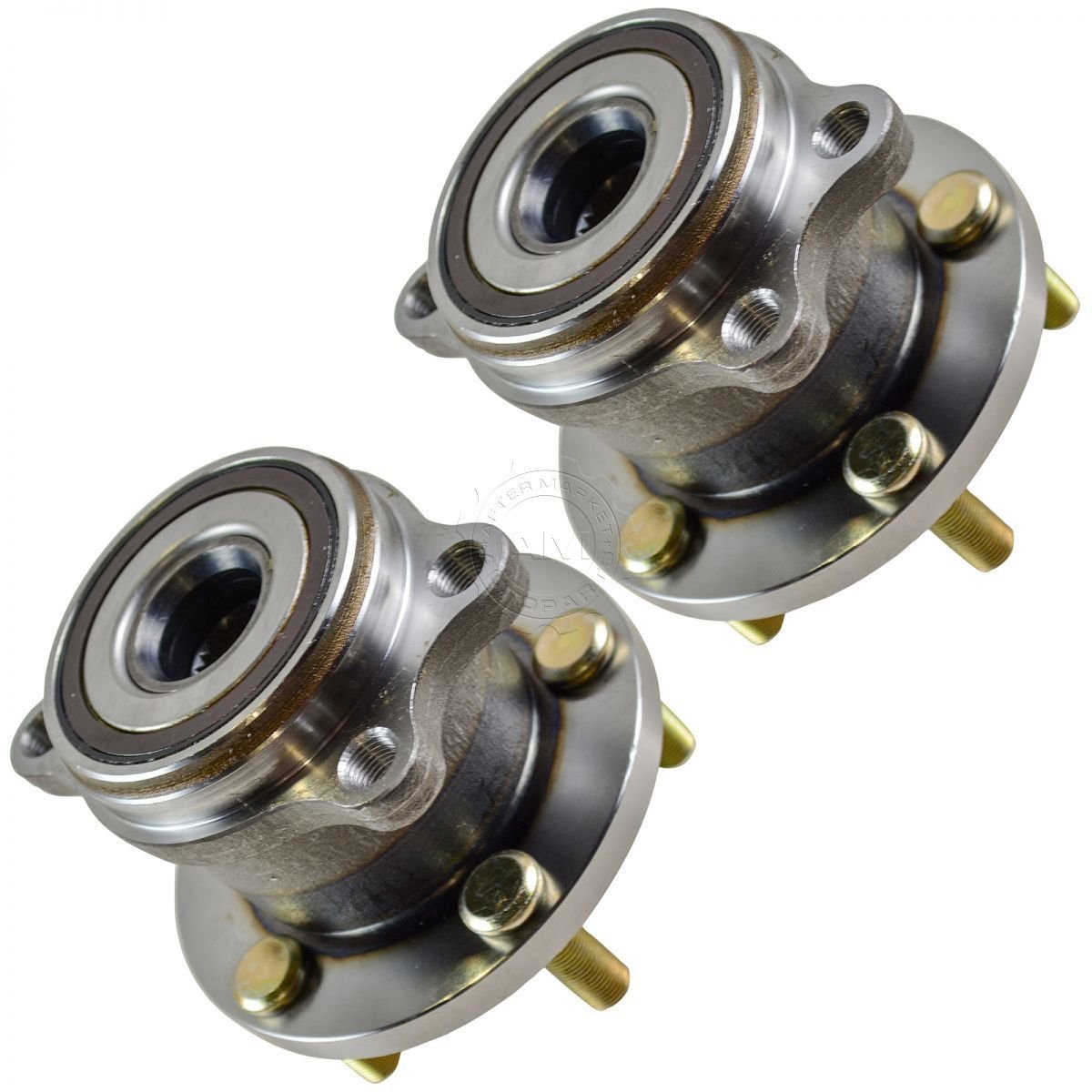 Rear Wheel Hubs Bearings Pair Set NEW For 05 10 Subaru Outback Legacy